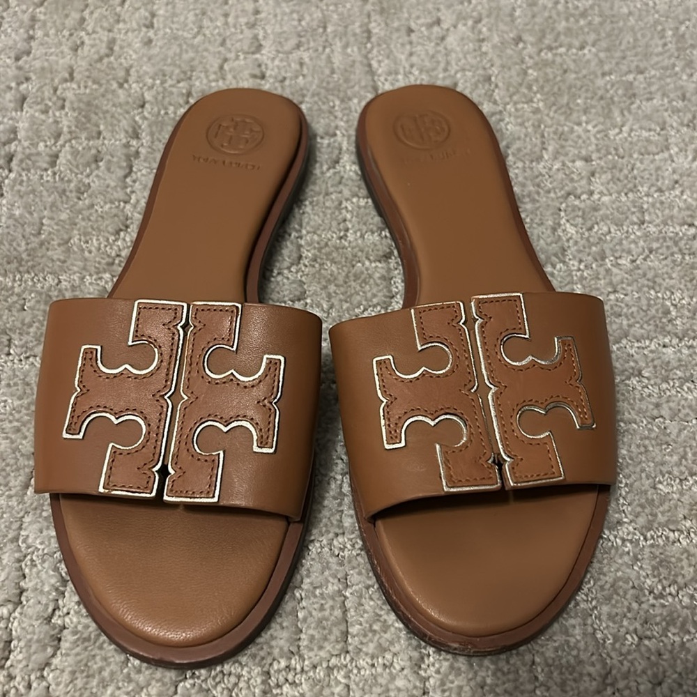 Tory Burch Women's Double T Slide